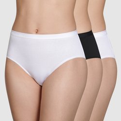 White + black + white