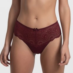 Dark burgundy red