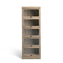 Natural waxed light wood