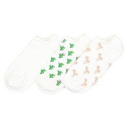 White/green/pink