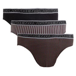 Striped red + imp red + black