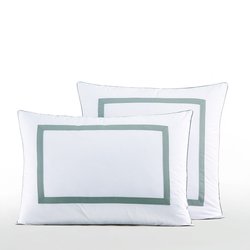 White / celadon blue