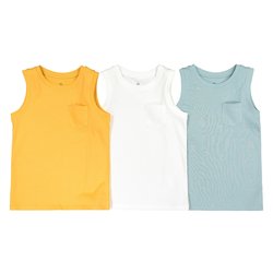 Ecru + yellow + gray blue
