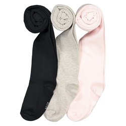 Grey marl + pink + black