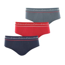 Red + blue + grey