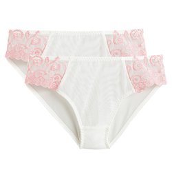 Ivory/pink