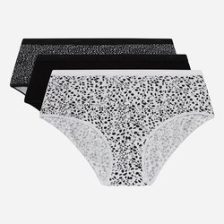 Black print/white