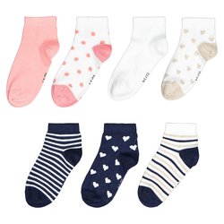 Pink + navy + white