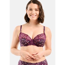 Purple floral print