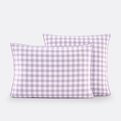 Purple gingham check