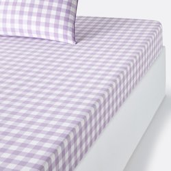 Purple gingham check