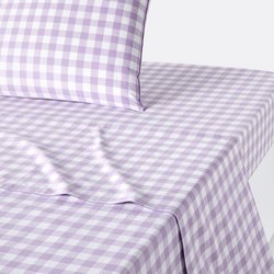 Purple gingham check