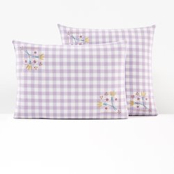Purple gingham check