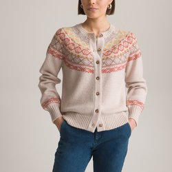 Beige jacquard