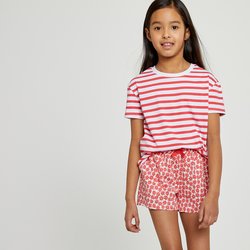 White/red striped