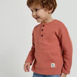 Blue/terracotta