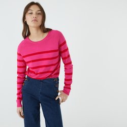 Pink/red striped