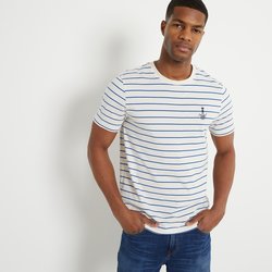 Sky blue striped