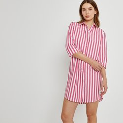 Red striped/white