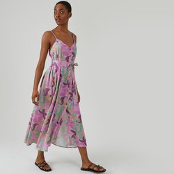 Pink floral print