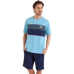 Light blue+navy blue