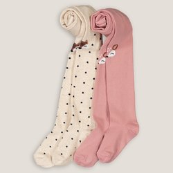 Pink + beige