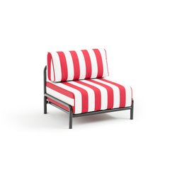 Red striped/white