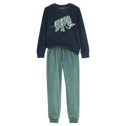 Navy blue/green