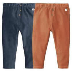 Brown + navy