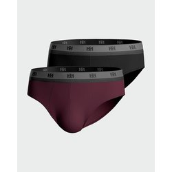 Black + burgundy