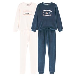 Navy blue + ecru