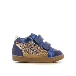 Blue/glittery blue