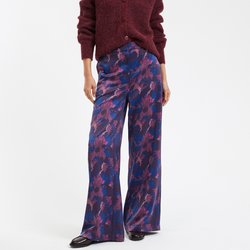 Blue floral print