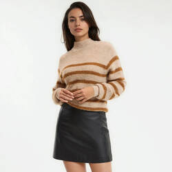 Beige/brown stripes