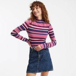 Multi-coloured striped