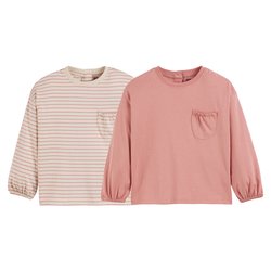 Pink + pink striped