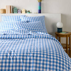 Μπλε καρο gingham