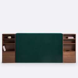 Walnut/dark green