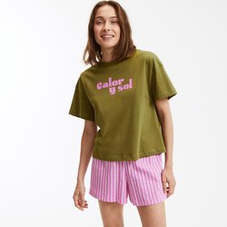 Pink + green