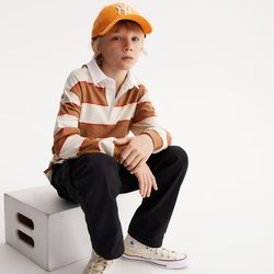 Brown stripes/ecru