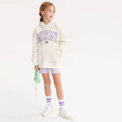 Ecru/purple