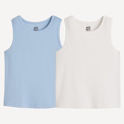 Light blue+ecru