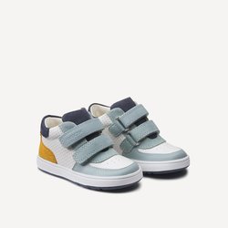White/light blue