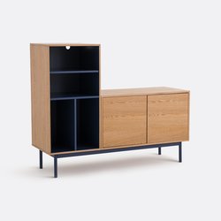 Oak/blue