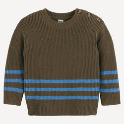 Khaki green stripes