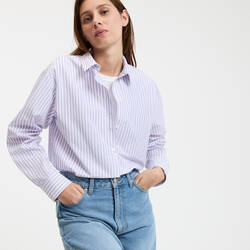 Purple/white striped