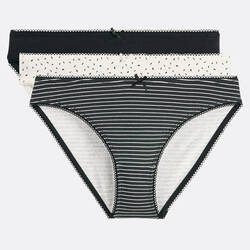 Black print/white