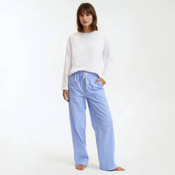 Sky blue striped