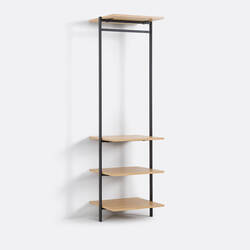 Black/wood
