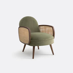 Green / walnut
